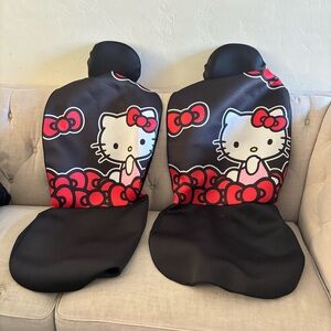 Hello Kitty Sanrio car seat cover set of 2